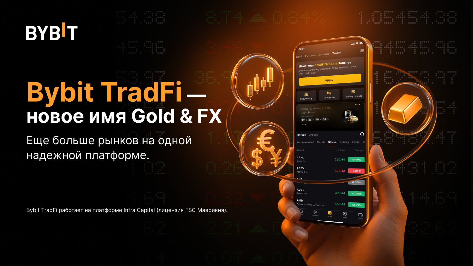 📢 Gold & FX стал Bybit TradFi 🎉