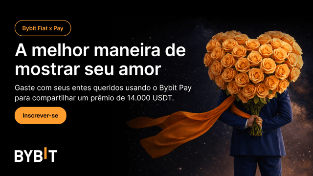 A melhor maneira de mostrar seu amor | Bybit Fiat x Pay: presenteie a si mesmo ou aos seus entes queridos e ganhe um prêmio total de 14.000 USDT!