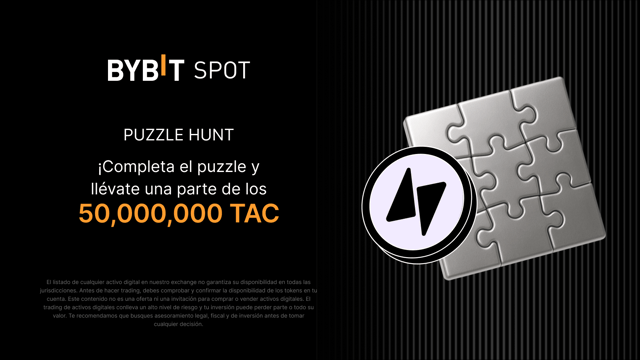 Completa el rompecabezas y gana a lo grande: puedes ganar hasta 50,000,000 TAC