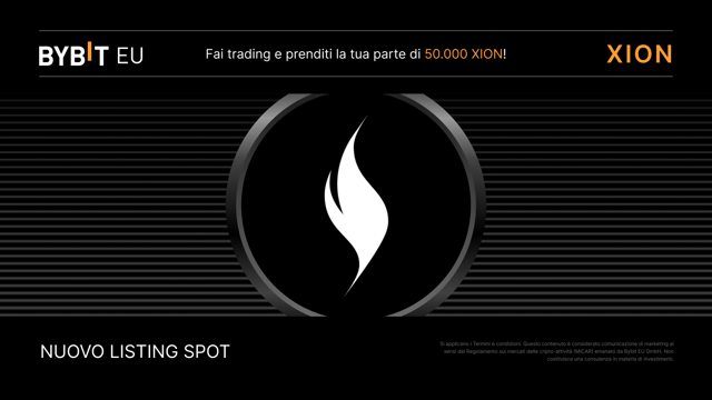 Nuovo Listing: XION/USDC - Prenditi una parte del montepremi di 50.000 XION