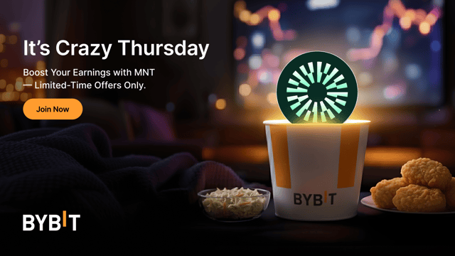 Earn up to 555% APR with MNT - Bybit’s Crazy Thursday Earn deals!
