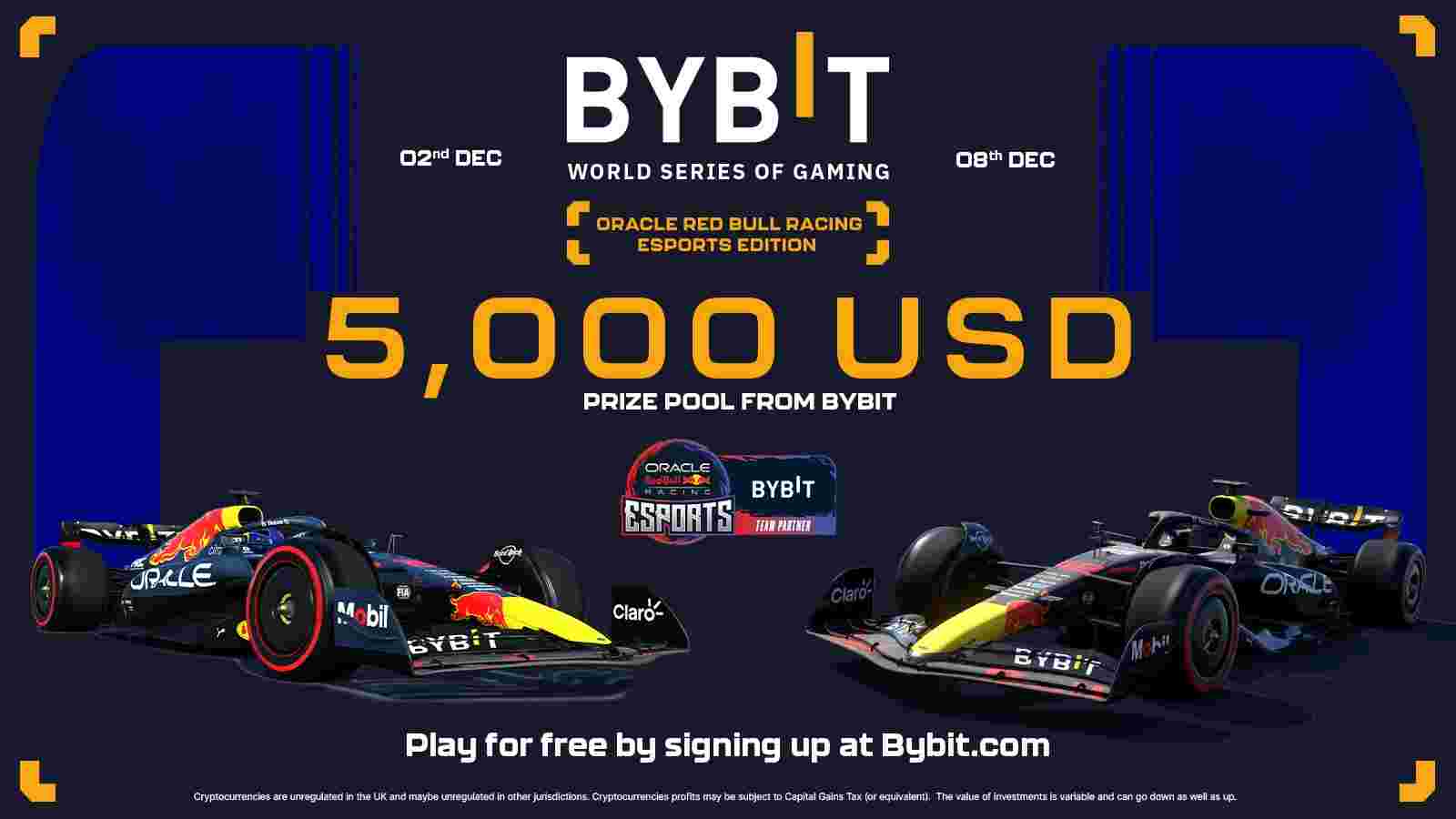 Bybit Announcement | Bybit World Series of Gaming: Oracle Red Bull Racing  Esports Edition