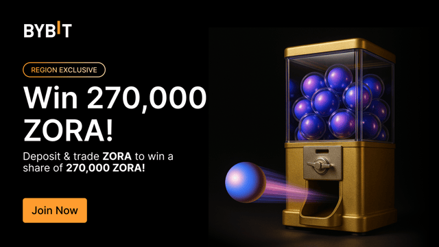 🎉 ZORA Party: Deposit and trade to win your share of 270,000 ZORA!
