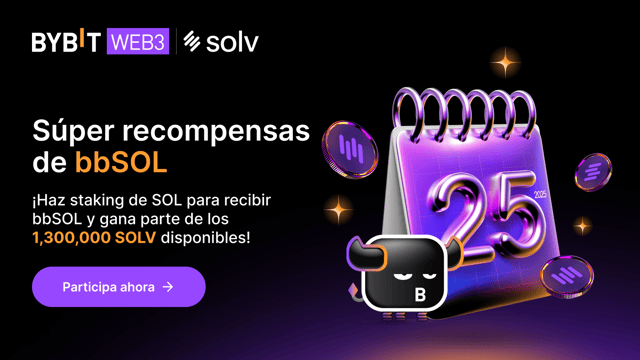 Maxirrecompensas de bbSOL: gana parte de los 1,300,000 SOLV disponibles
