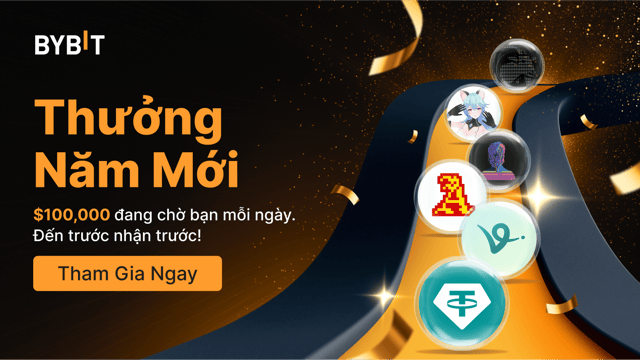 Airdrop Năm Mới: Chia Sẻ $100.000 Bằng Coin May Mắn Mỗi Ngày! Đến Trước Nhận Trước!