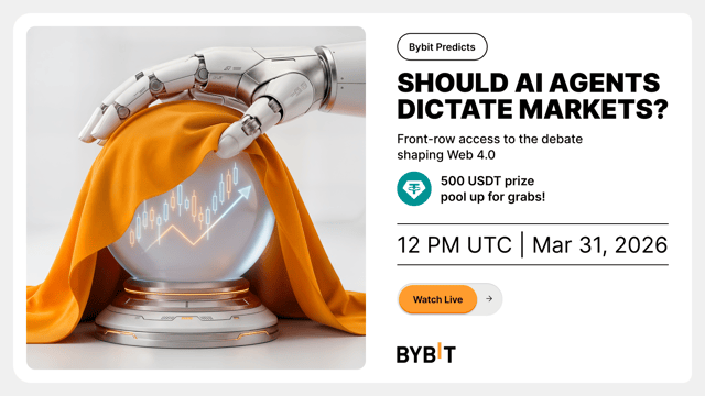 [Livestream] Bybit Predicts Ep. 2: The Web 4.0 dilemma — should AI agents dictate markets?