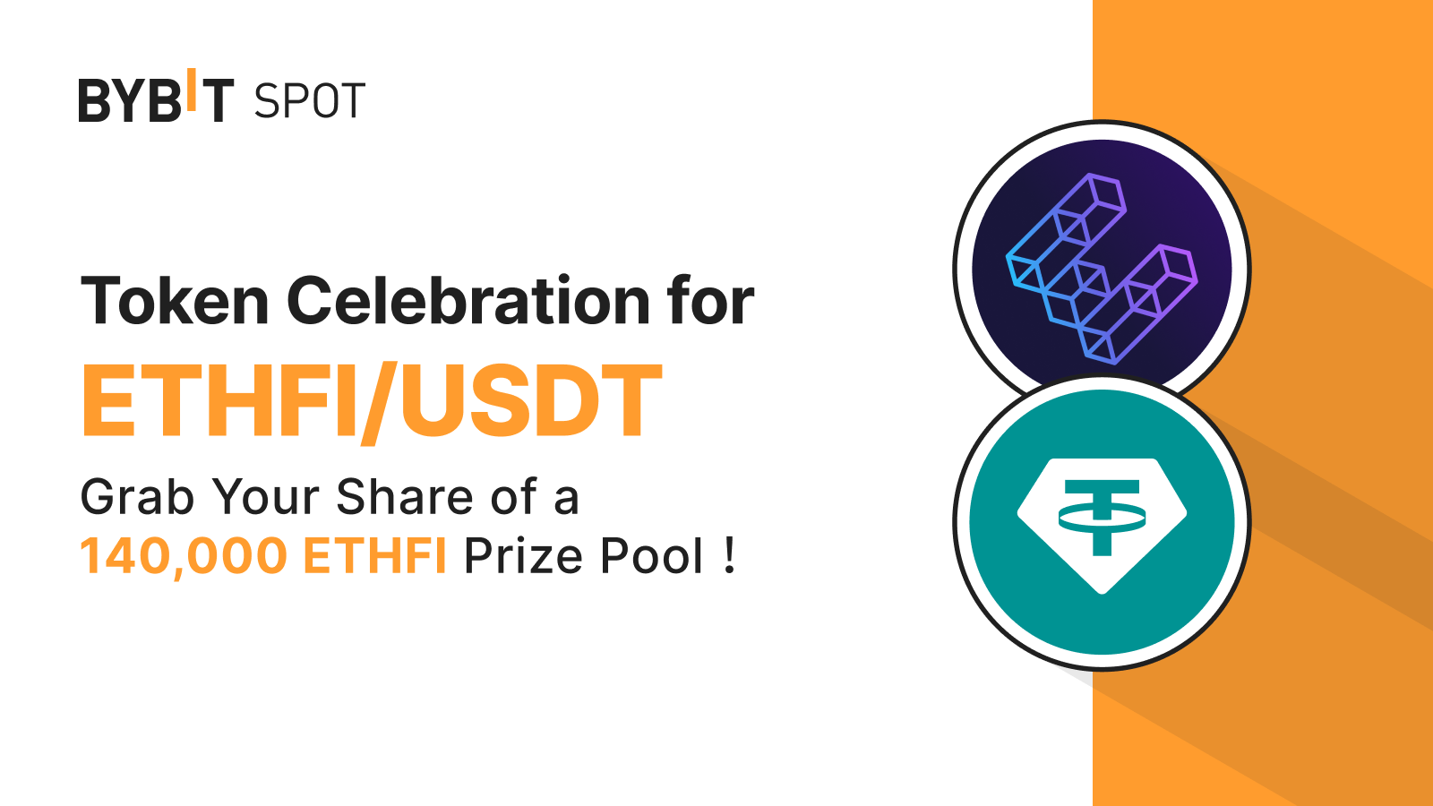 Bybit Announcement | Token Celebration: ETHFI/USDT — Grab Your Share Of ...