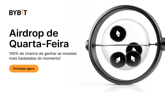 Airdrop de Quarta-Feira, ganhe as moedas mais badaladas do momento - 100% garantido, quem chegar primeiro, leva.