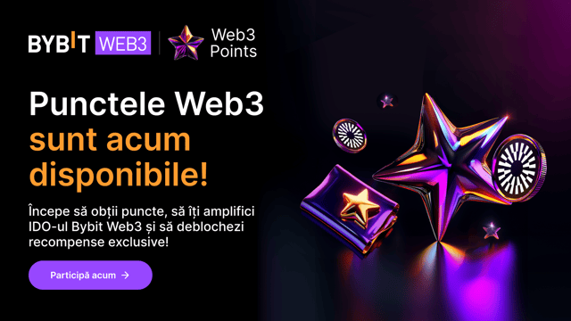 Punctele Web3 sunt acum disponibile! Începe să le colectezi acum și să obții recompense 🎉