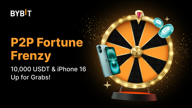 [Selected Users Only] P2P Fortune Frenzy: 10,000 USDT & iPhone 16 Up for Grabs!