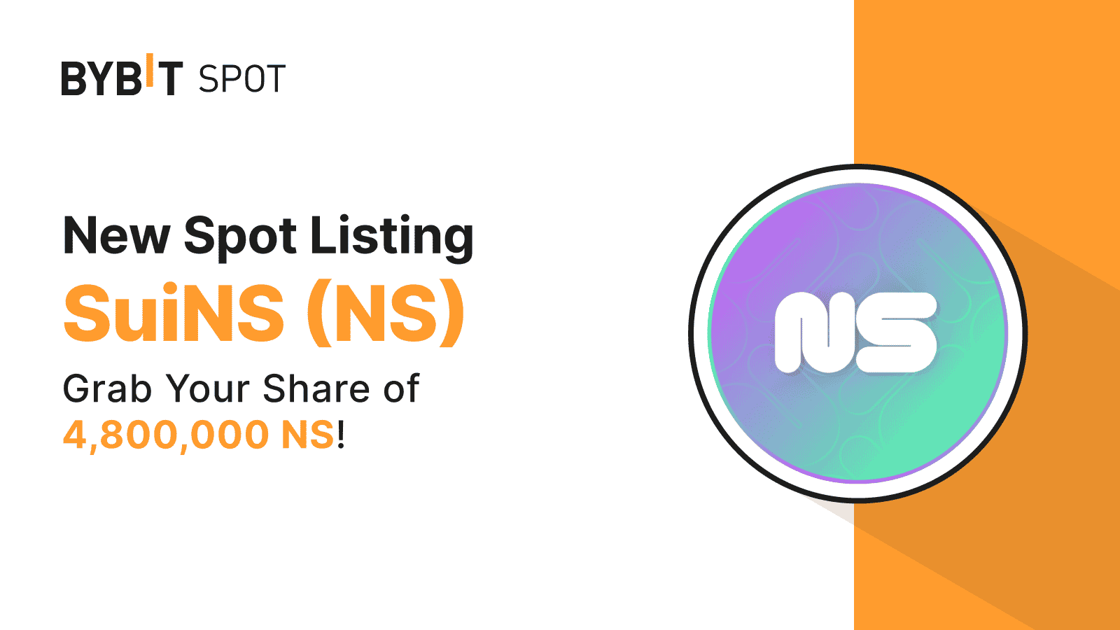 Bybit Announcement | New Listing: NS/USDT — Grab a Share of the 4,800,000  NS Prize Pool