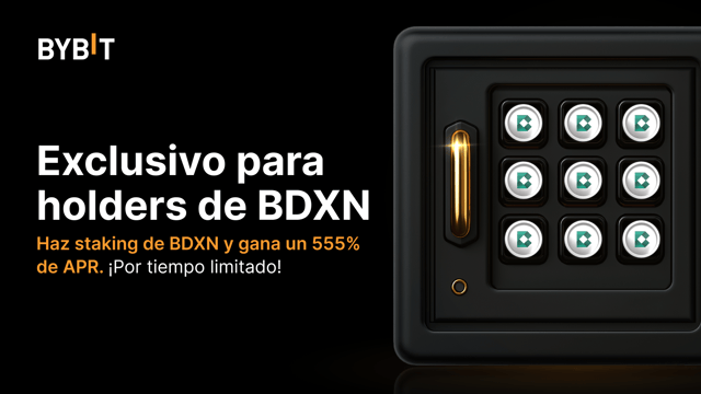 Únete a la fiesta de BDXN: ¡haz staking de BDXN para disfrutar de una APR del 555% y compartir un fondo de premios de 5,000,000 BDXN!