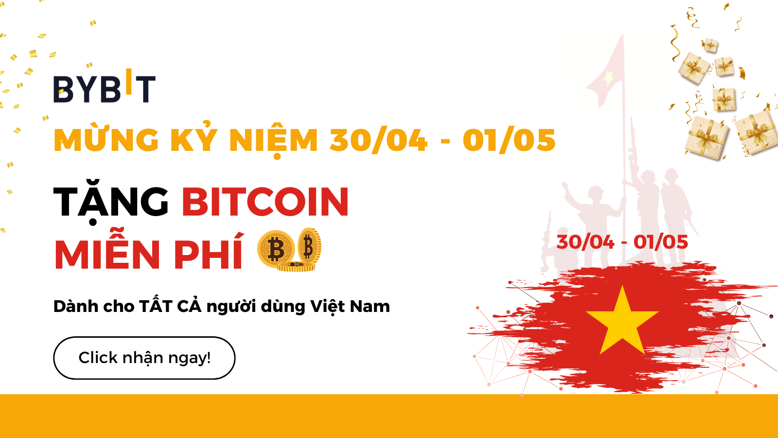 Bybit Announcement | Vietnam Celebration: Claim Up to 1 BTC Reward!