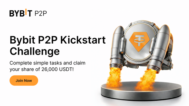 [MENA/South Asia exclusive] Bybit P2P Kickstart Challenge: 26,000 USDT up for grabs!