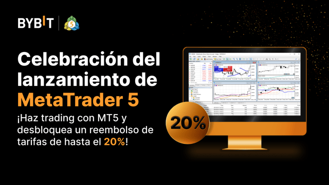 Celebración de lanzamiento de MetaTrader 5: disfruta de hasta un 20% de descuento en las tarifas de trading de MT5
