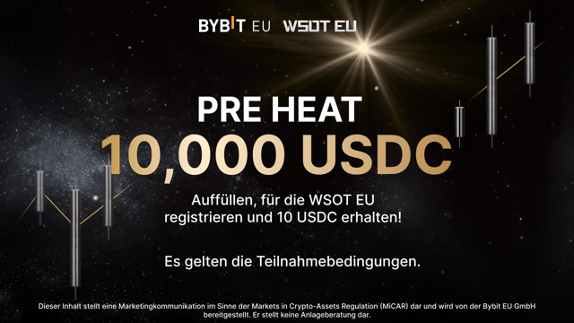 WSOT EU 2025 Warm-up: Einfacher 10.000 USDC-Preispool