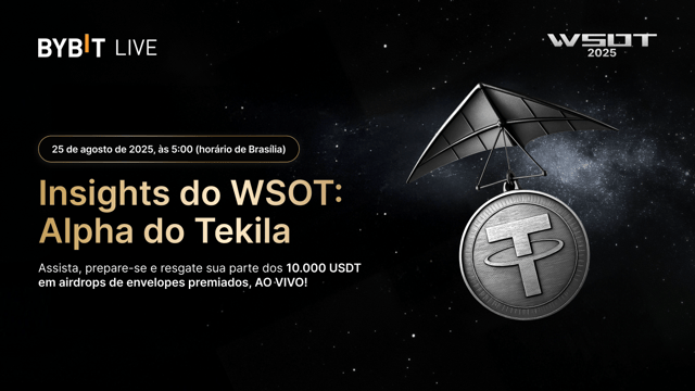 WSOT 2025, especial do KOL: veja SalsaTekila liderar a corrida para a vitória e ganhe 10.000 USDT em airdrops!