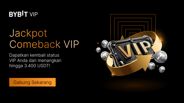 Jackpot Comeback VIP:  Dapatkan Kembali Status VIP Anda dan Menangkan hingga 3.400 USDT!