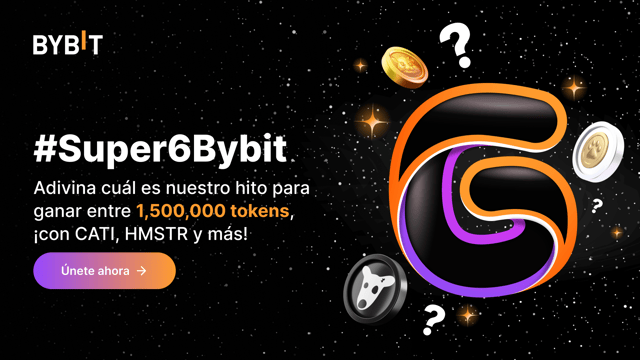 Última llamada: como calentamiento previo al sexto aniversario de Bybit, ¡1,500,000 de tokens populares para ti!