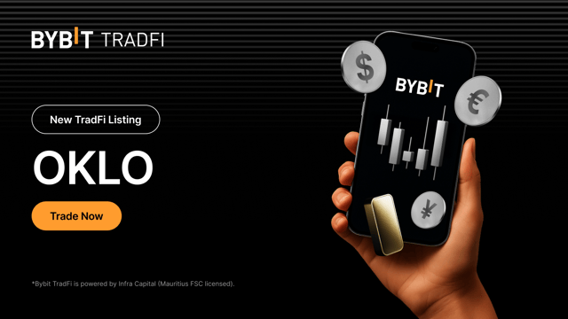 New listing: OKLO is now live on Bybit TradFi!
