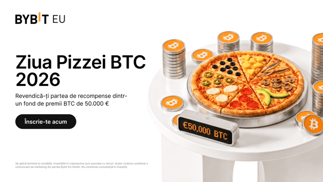 Ziua Pizzei BTC 2026: Adună-ți felia, câștigă până la 100% DAE pe BTC