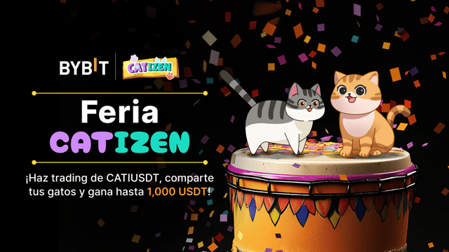 Feria CATIZEN: ¡Te esperan hasta 1,000 USDT!