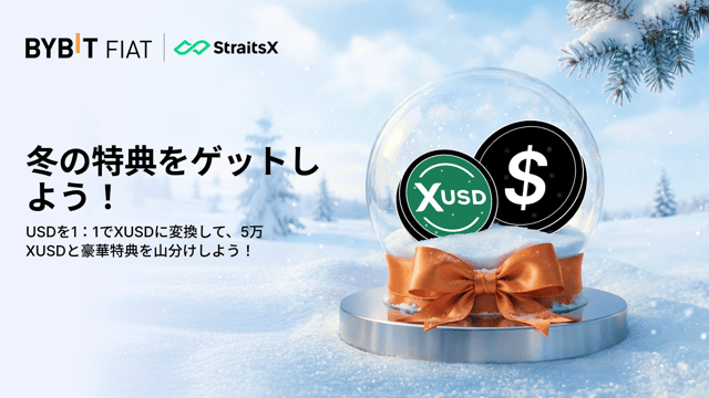 StraitsX（SWIFT）経由で入金して、5万XUSDの山分け＆冬限定グッズをゲットしよう！