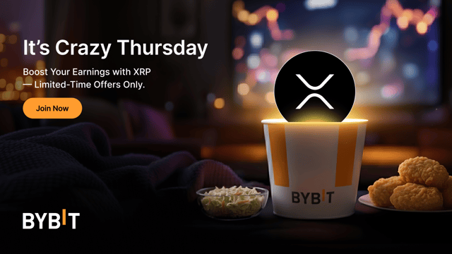 Earn up to 555% APR with XRP - Bybit’s Crazy Thursday Earn deals!