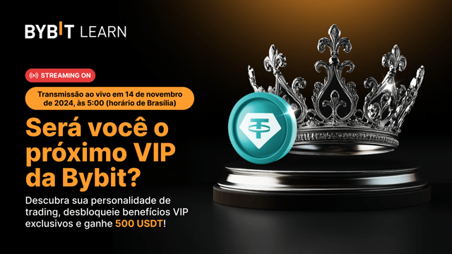 Oportunidade VIP batendo em sua porta: Aprenda com os melhores na transmissão ao vivo da Bybit e ganhe 500 USDT!