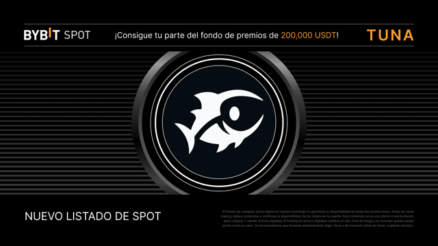 Nuevo listado: TUNA/USDT — Obtén tu parte del fondo de premios de 200,000 USDT