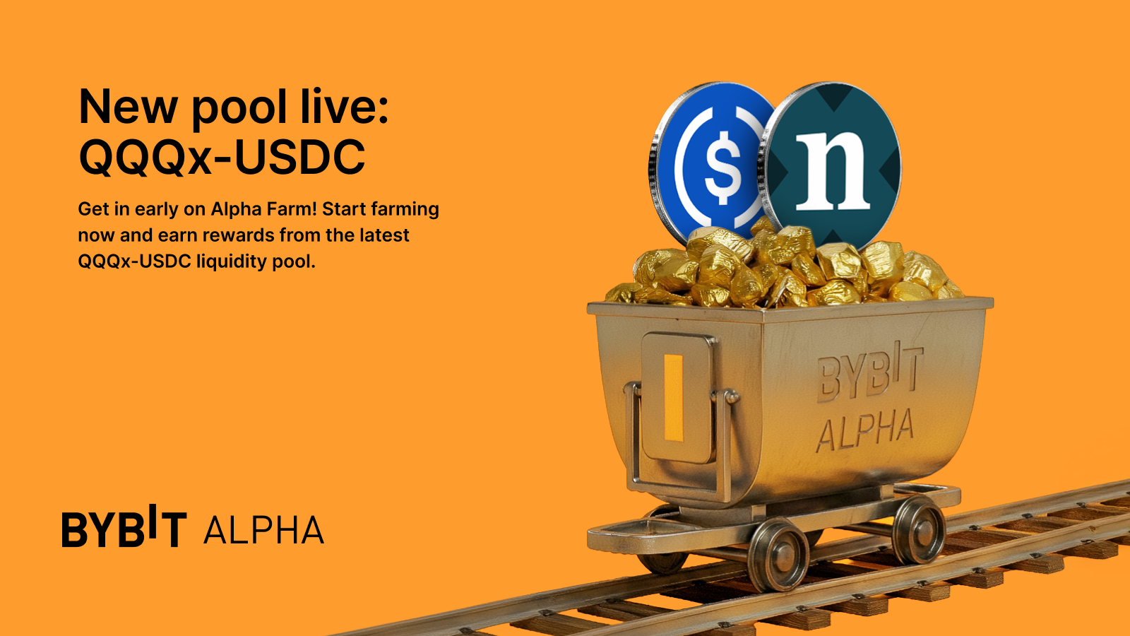 QQQx-USDC : new liquidity pool added to Alpha Farm