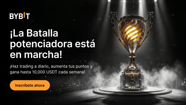 Batalla potenciadora: ¡haz trading a diario y gana hasta 10,000 USDT cada semana!