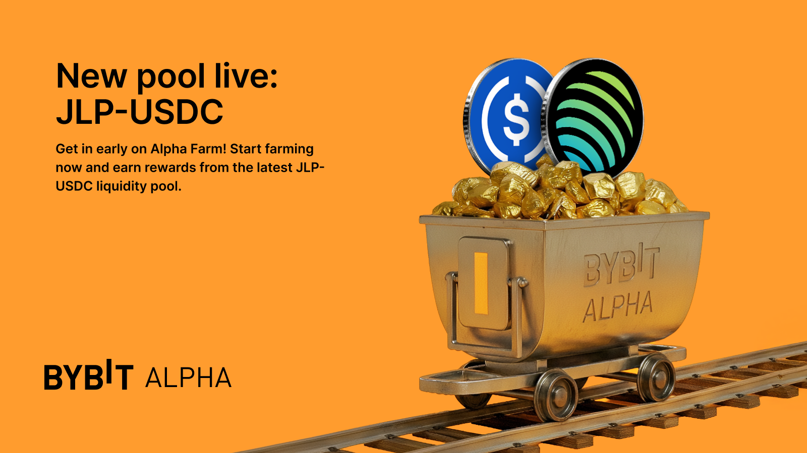Bybit Announcement | JLP-USDC : new liquidity pool added to Alpha Farm