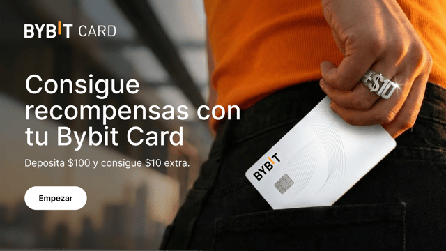 Mejora tu forma de gastar con Bybit Card y consigue $10