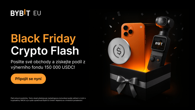 Black Friday Crypto Flash: Posilte své obchody a získejte podíl z výherního fondu 150 000 USDC!