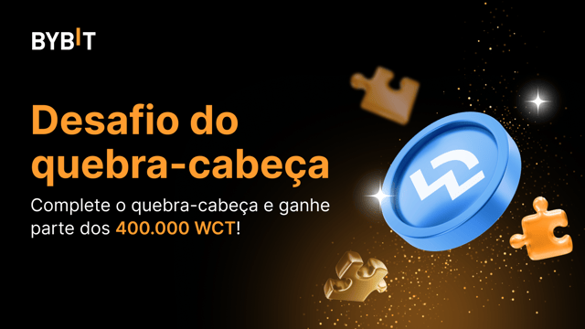 Complete o quebra-cabeça e ganhe muitos prêmios: 400.000 WCT disponíveis!