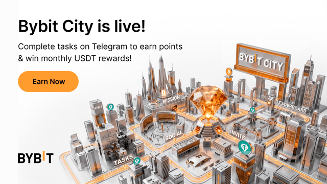 Bybit City is Back: Transform your community activity into bigger, better rewards!
