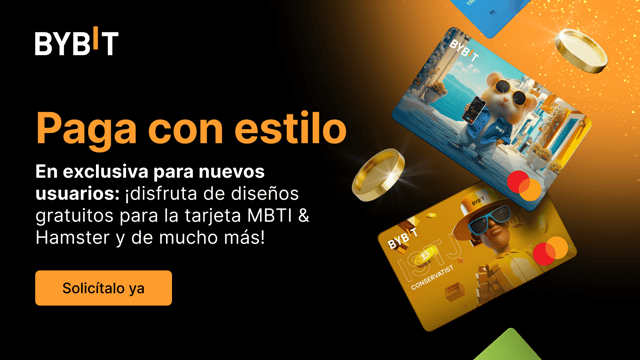 Paga con estilo: accede a diseños exclusivos MBTI o Hamster de la Bybit Card virtual