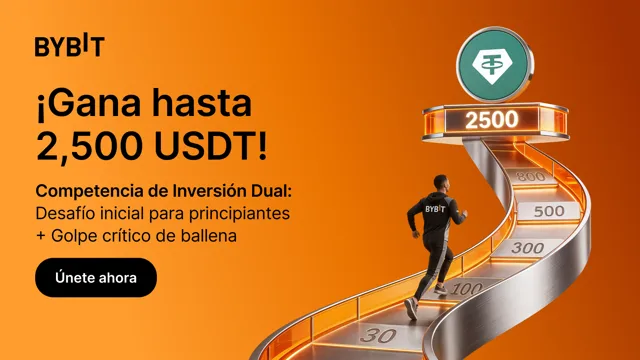 Desafío quincenal de Inversión Dual de Bybit: ¡Gana hasta 2,500 USDT cada dos semanas!