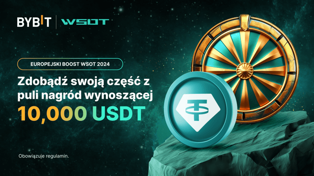 [Wybrane kraje] Zarejestruj się do Bybit WSOT 2024 i zgarnij swoją część puli nagród 10,000 USDT!