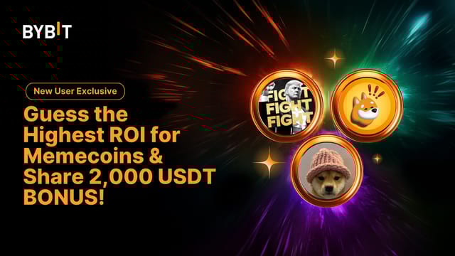 [New User Exclusive!] Guess the Highest ROI for Memecoins & Share From 2,000 USDT