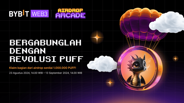 Bergabunglah dengan Revolusi Puff:  Airdrop Senilai 1.000.000 PUFF Menanti Anda!