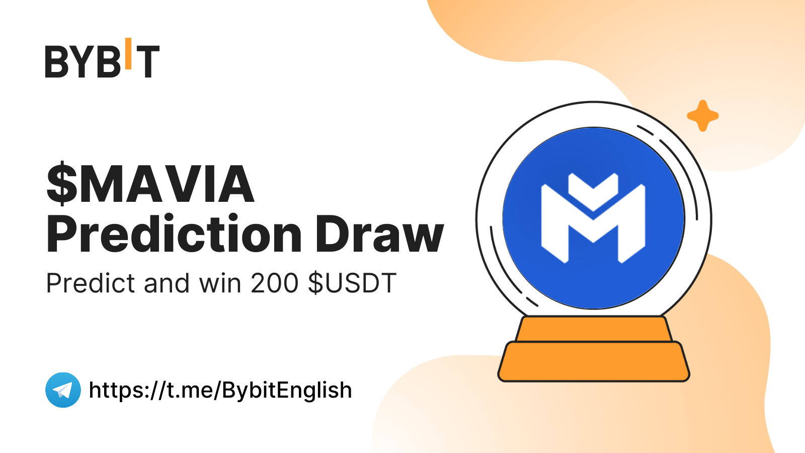 Bybit Announcement | Bybit Community Prediction Draw: Predict MAVIA Price  and Win 200 USDT! 🔮