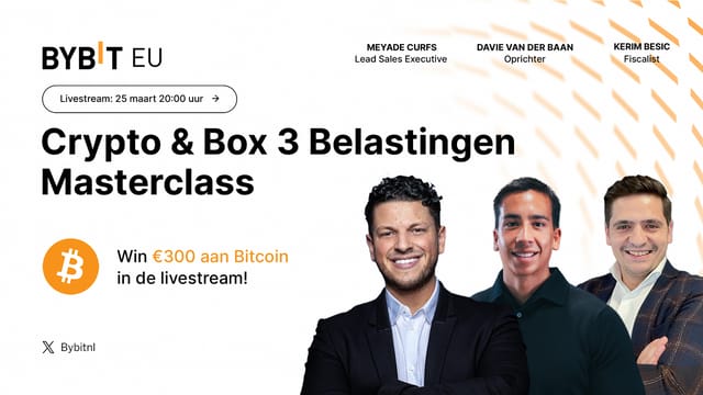 Livestream & AMA: Crypto & Box 3 Belastingen