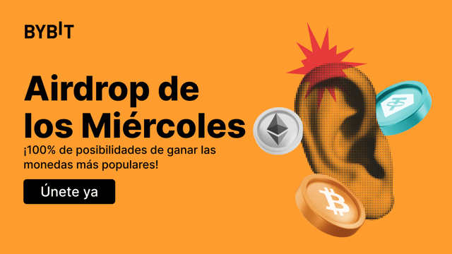 Airdrop de los miércoles: ¡Gana monedas populares: 100% garantizado y por orden de llegada!