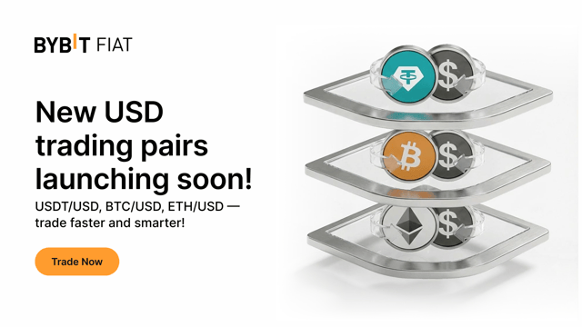Exciting news: New USD trading pairs coming to Bybit!