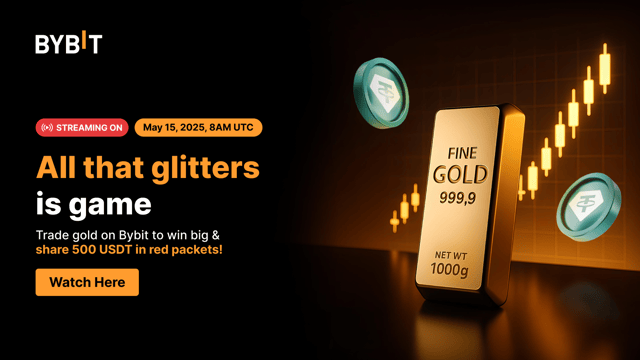 🔥 Gold meets crypto: Can you conquer Bybit’s Gold Exclusive Trading Zone? Tune in and share 500 USDT!
