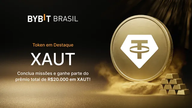 XAUT Bate Máxima Histórica: Ganhe parte de um prêmio total de R$20.000 em tokens XAUT na Bybit