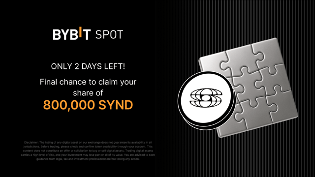 Complete the puzzle and win big: 800,000 SYND up for grabs