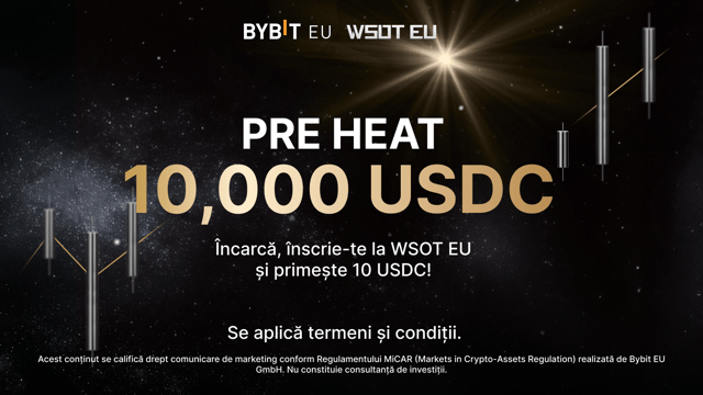 WSOT EU 2025 Warm-up: Fond de premii de 10.000 USDC!